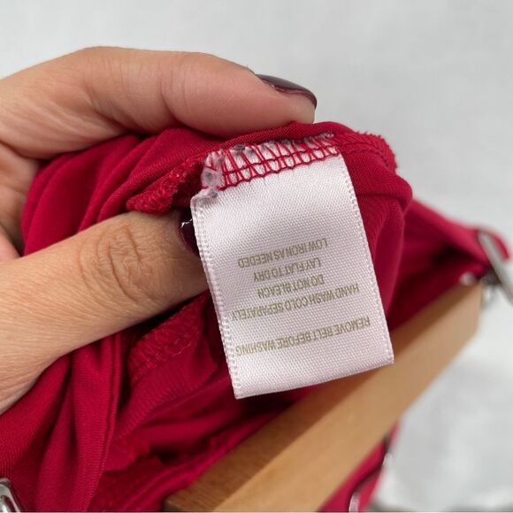 Badgley Mischka American Glamour Jersey Pants L - Picture 9 of 10